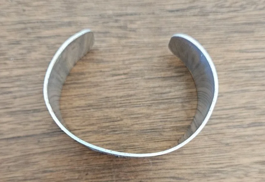 1940s autograph Eddy Howard bracelet cuff signature on metal Big Band bandleader, изображение 3