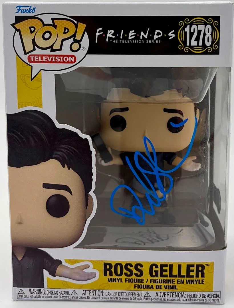 David Schwimmer — David Schwimmer signed "Ross Geller" Funko #1278 (Friends) - *RARE* Beckett COA