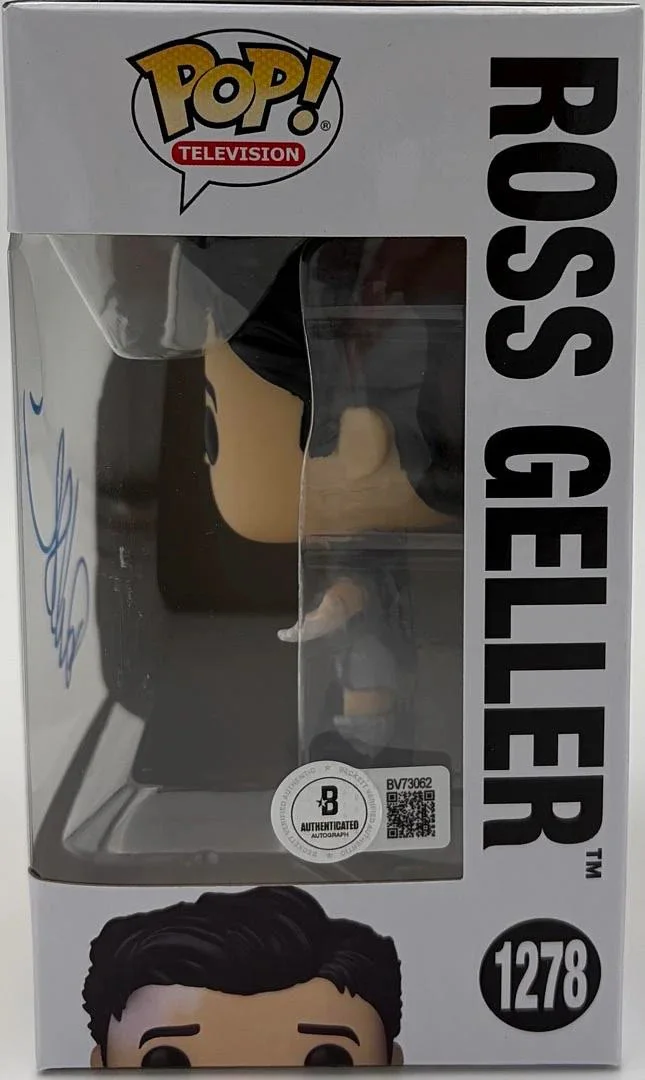David Schwimmer — David Schwimmer signed "Ross Geller" Funko #1278 (Friends) - *RARE* Beckett COA, изображение 3