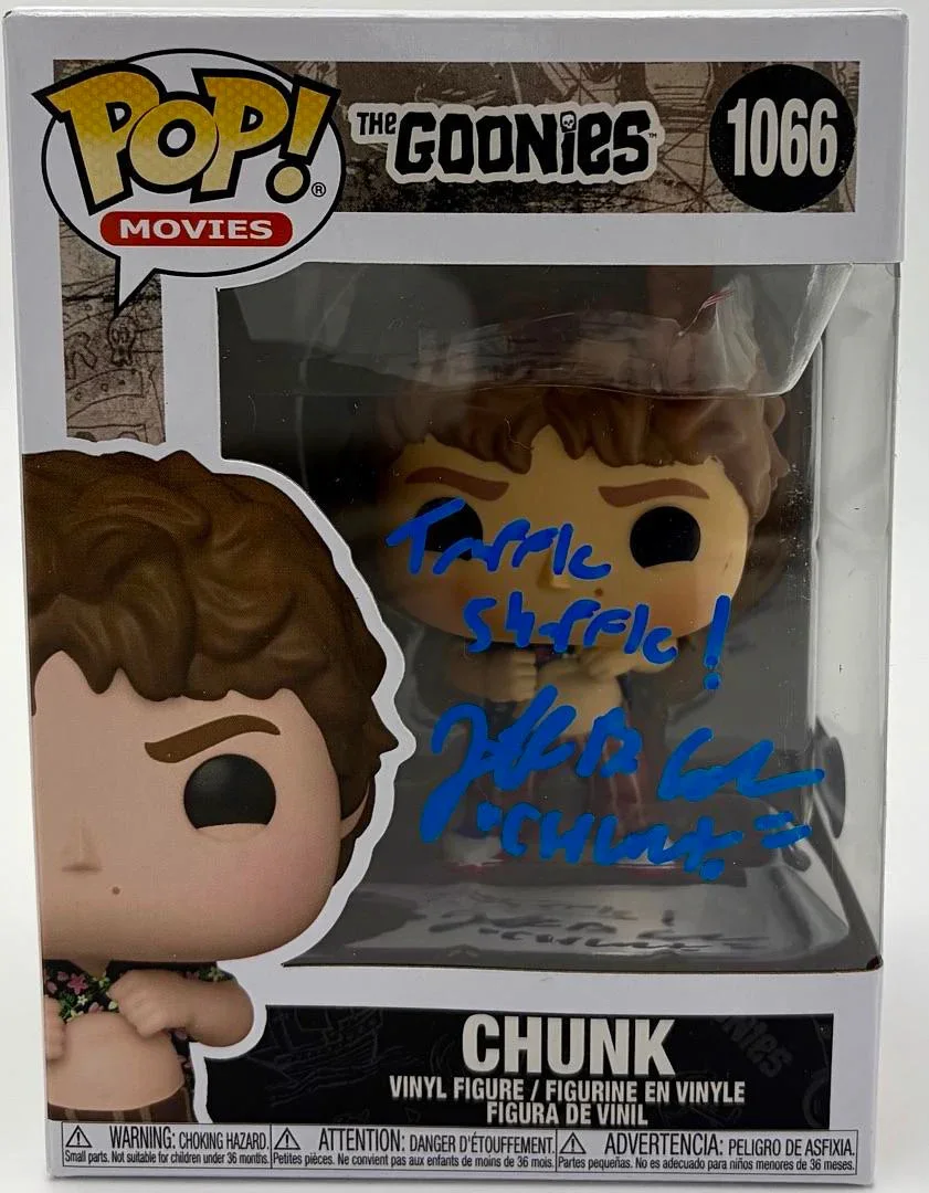 Jeff Cohen — Jeff Cohen signed "Chunk" Funko #1066 (The Goonies) - Beckett COA