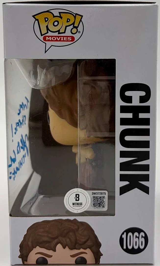 Jeff Cohen — Jeff Cohen signed "Chunk" Funko #1066 (The Goonies) - Beckett COA, изображение 3