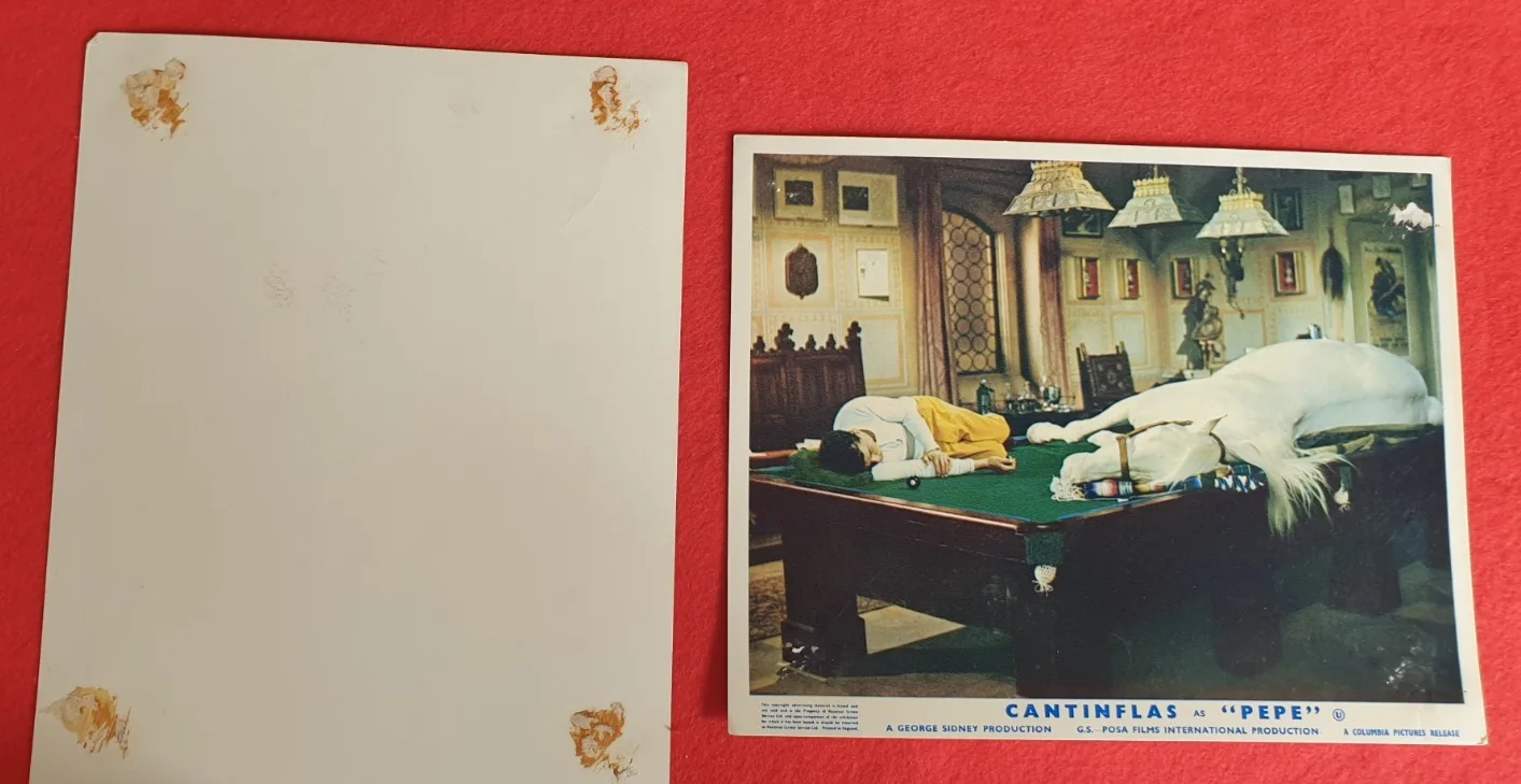 Original British FOH Still Set of 6 Pepe 1960 Cantinflas 10x8 Colour, изображение 4