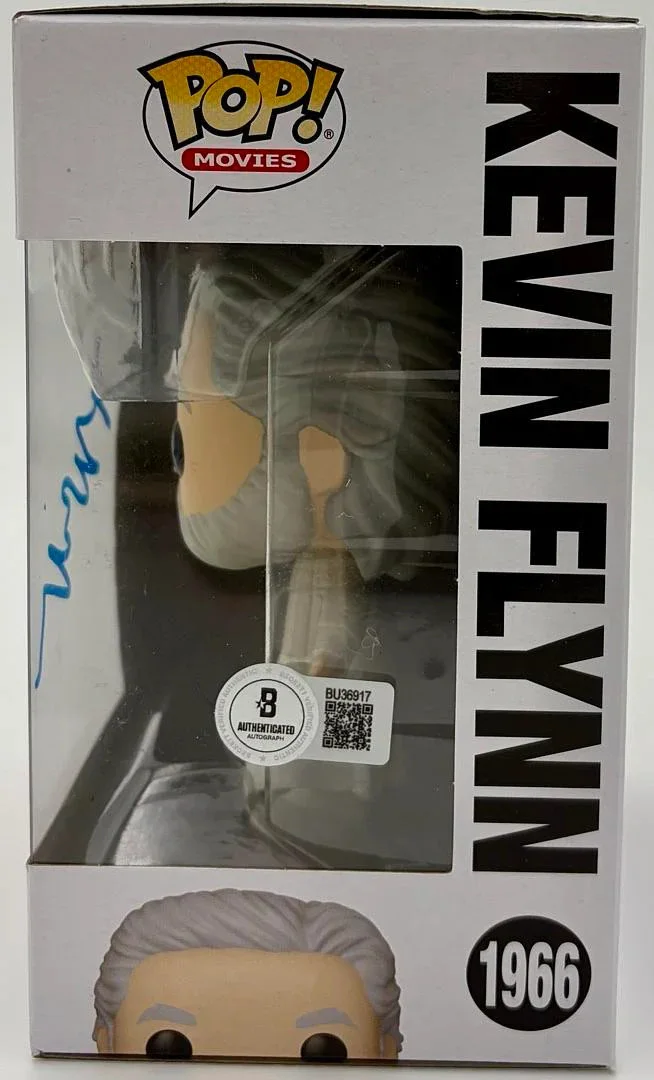 Jeff Bridges — Jeff Bridges Signed "Kevin Flynn" Funko #1966 (Tron) - Beckett COA, изображение 3