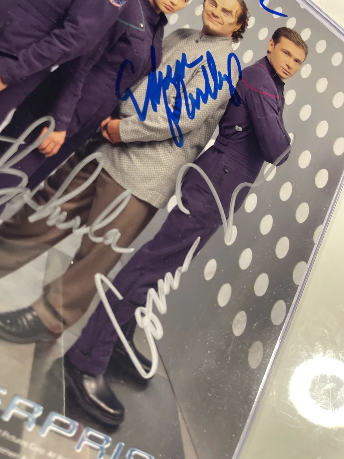 7 Cast Members — STAR TREK ENTERPRISE CAST SIGNED AutographSigned Photograph X7 LOA/COA P, изображение 4
