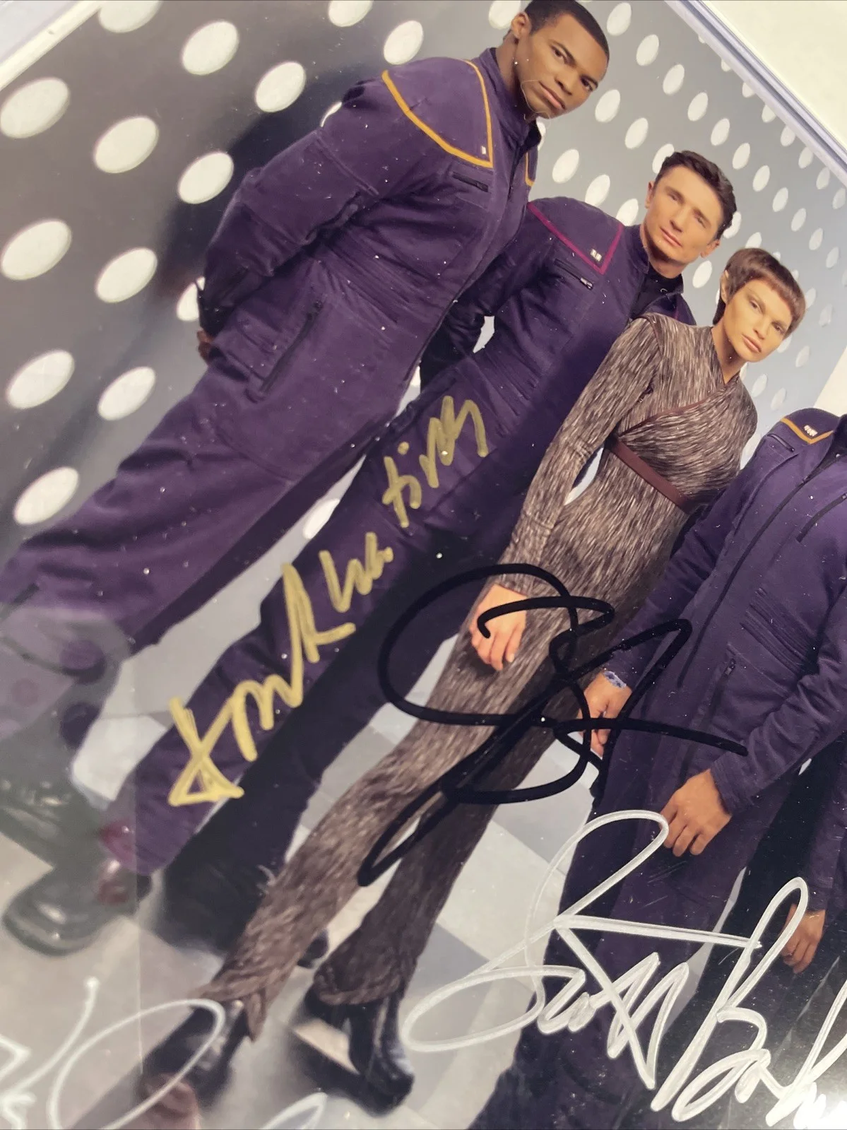 7 Cast Members — STAR TREK ENTERPRISE CAST SIGNED AutographSigned Photograph X7 LOA/COA P, изображение 5