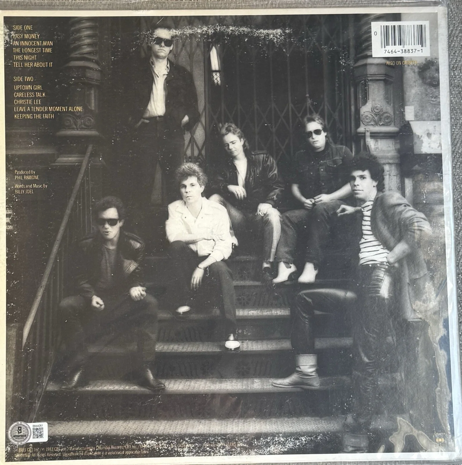 Billy Joel Autographed SIGNED An Innocent Man Vinyl LP Record Pianoman Beckett, image 2