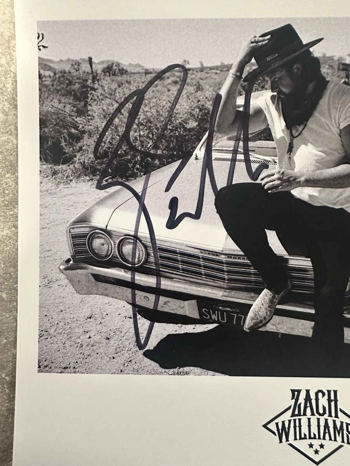 Zach Williams Autograph Signed 8x10 CCM, image 4