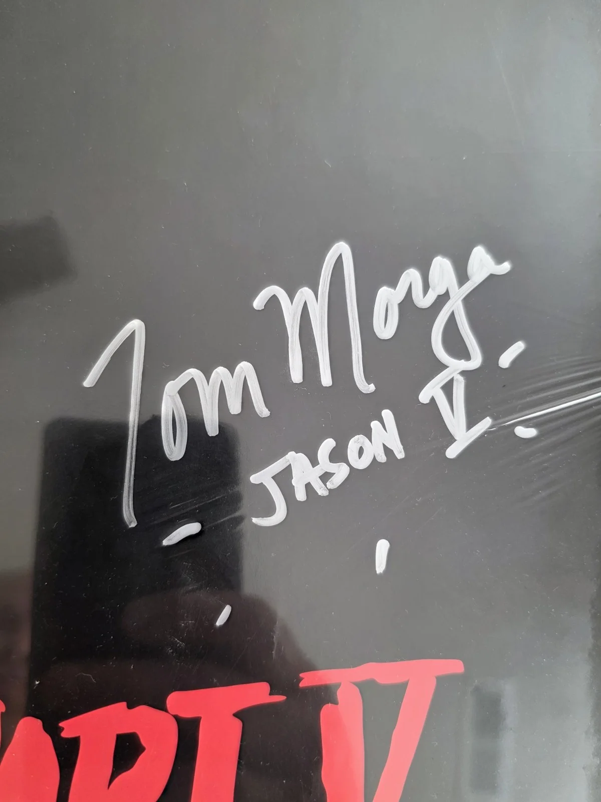 Tom Morga — Friday The 13th Part V: A New Beginning Tom Morga Signed One Sheet Poster JSA 🔪, image 3