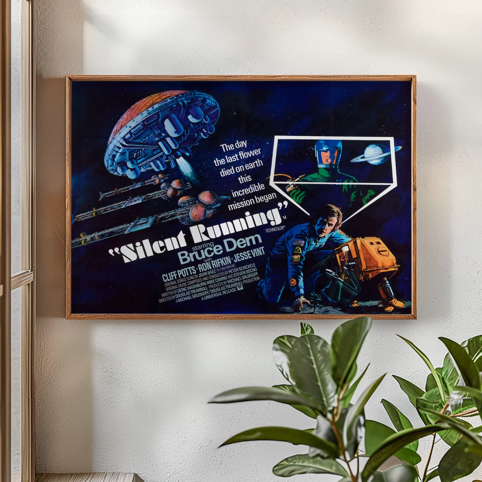 Silent Running - 1972 Sci / Adventure Film Restored 30" x 40" UK Quad Poster, изображение 2