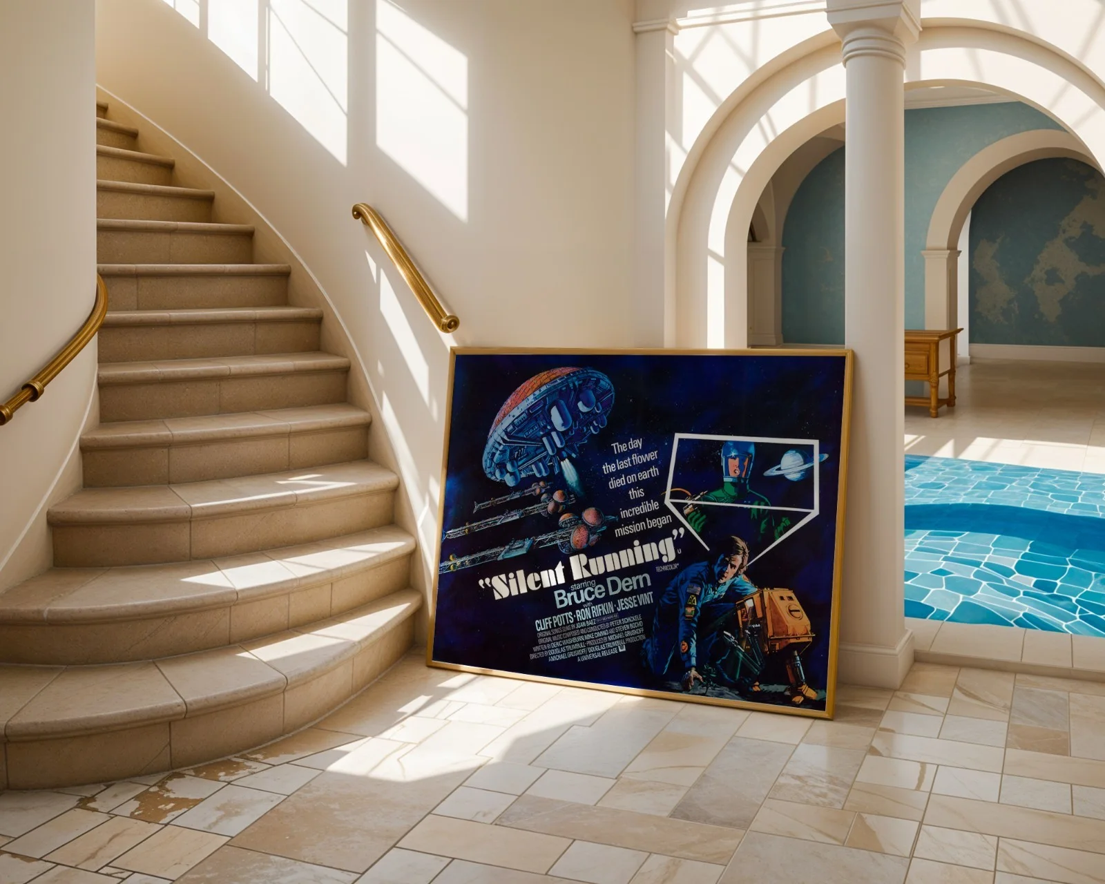 Silent Running - 1972 Sci / Adventure Film Restored 30" x 40" UK Quad Poster, изображение 4