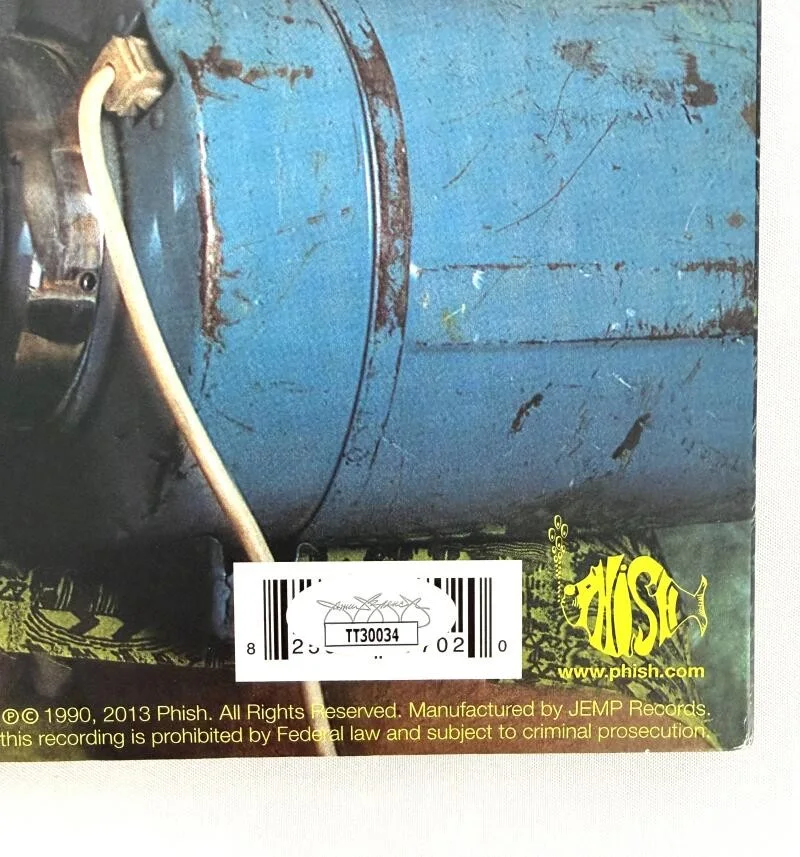 Trey Anastasio, Jon Fishman, Mike Gordon, Page McConnell — Phish Full Band Signed Autograph Album Record - Jon Fishman Trey Mike Page JSA, изображение 3