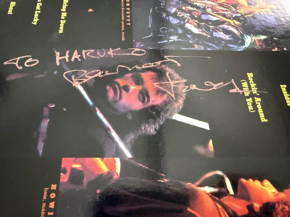 Mike Campbell, Stan Lynch, Tom Petty, Benmont Tench — Tom Petty and the Heartbreakers Signed Autograph Live Album Vinyl Record JSA COA, изображение 4