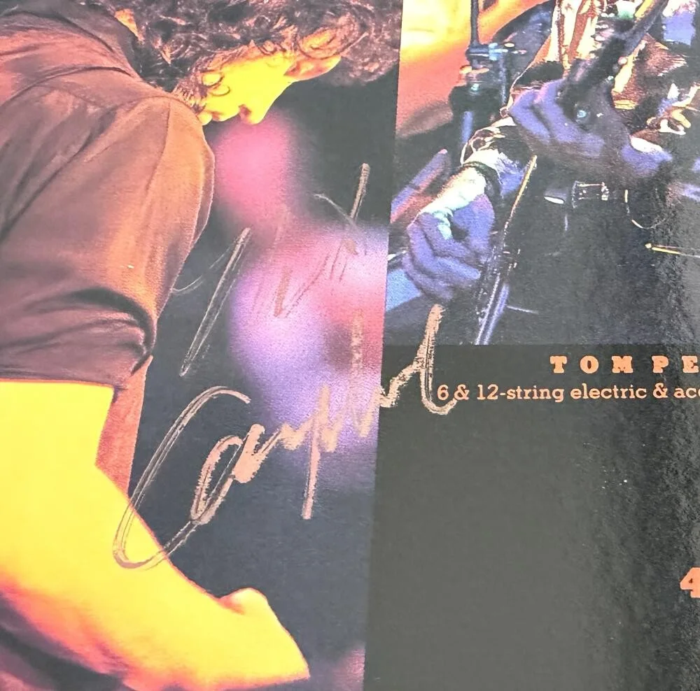 Mike Campbell, Stan Lynch, Tom Petty, Benmont Tench — Tom Petty and the Heartbreakers Signed Autograph Live Album Vinyl Record JSA COA, изображение 5