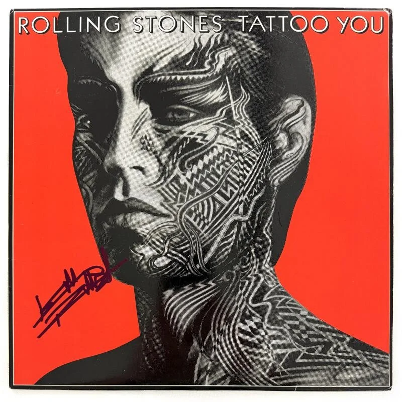 Keith Richards — Keith Richards Rolling Stones Signed Autograph Tattoo You Album Record - JSA COA