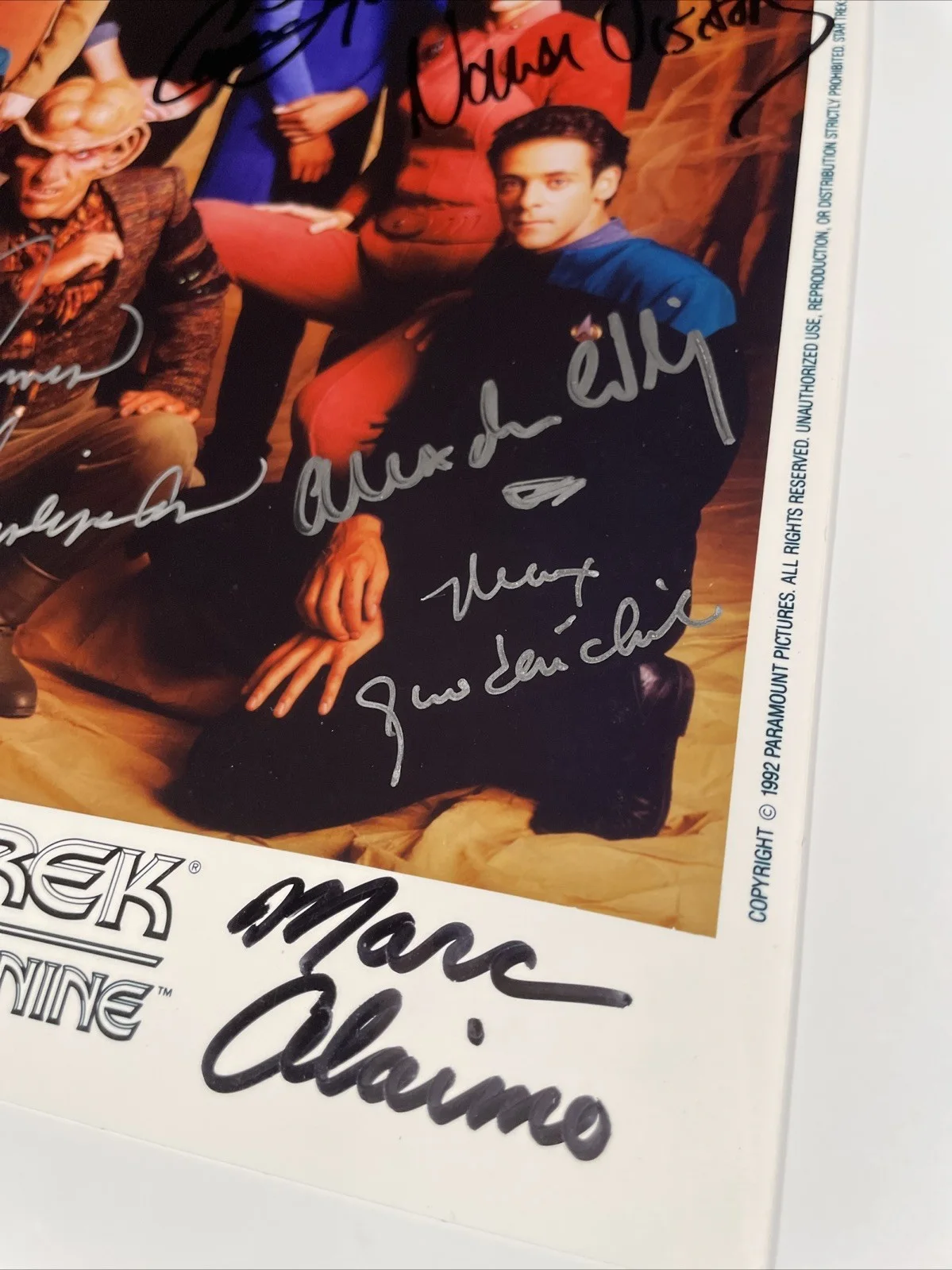 12-13 Cast Memers — STAR TREK FULL DEEP SPACE NINE CAST AutographSigned Photograph X13 LOA/COA P, изображение 2