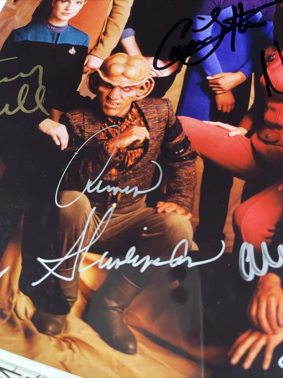 12-13 Cast Memers — STAR TREK FULL DEEP SPACE NINE CAST AutographSigned Photograph X13 LOA/COA P, изображение 4