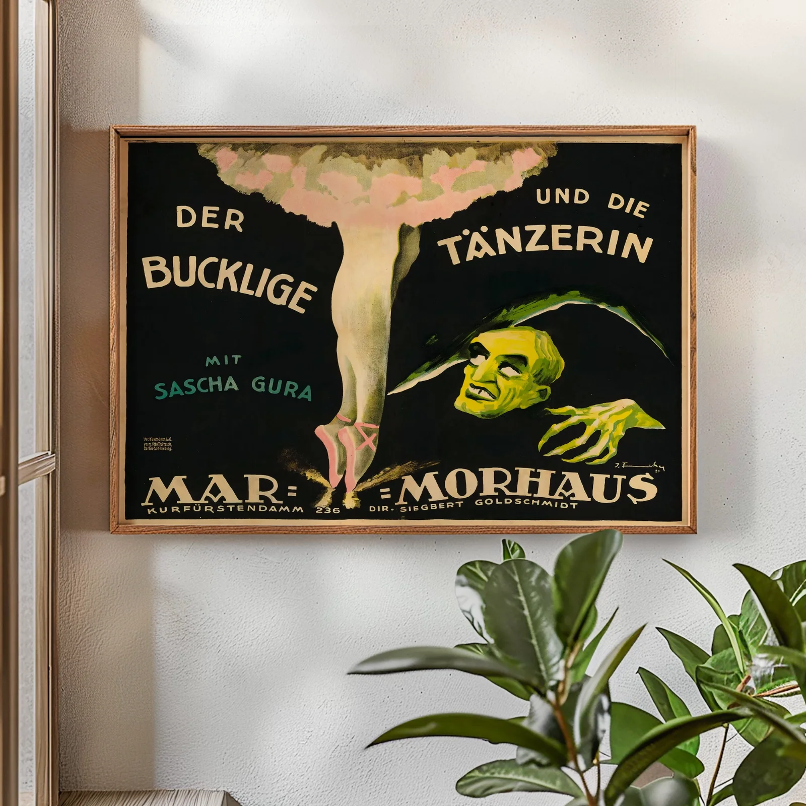 Der Bucklige und die Tänzerin (The Hunchback & the Dancer) Lost Horror 50" x 35", image 2