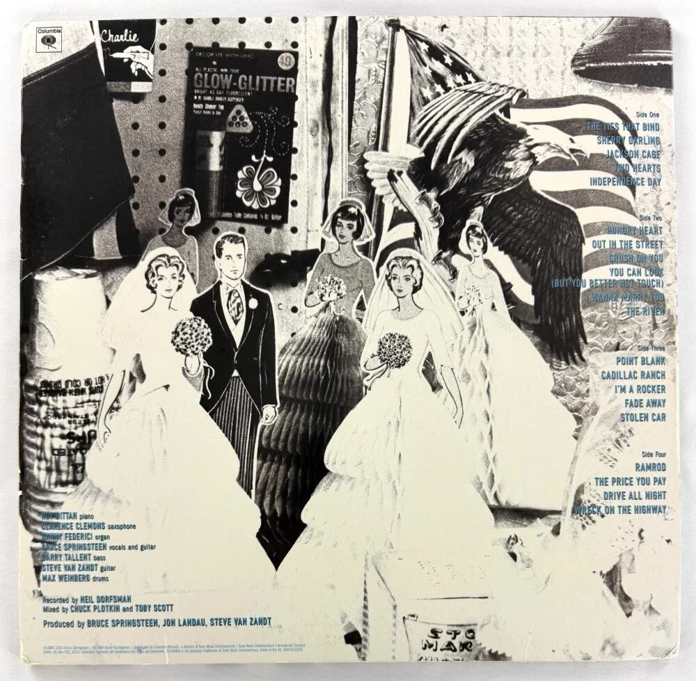 Bruce Springsteen, Garry Tallent, Steven Van Zandt — Bruce Springsteen & Steven Van Zandt +1 Signed Autograph Album Record w/ JSA COA, изображение 2