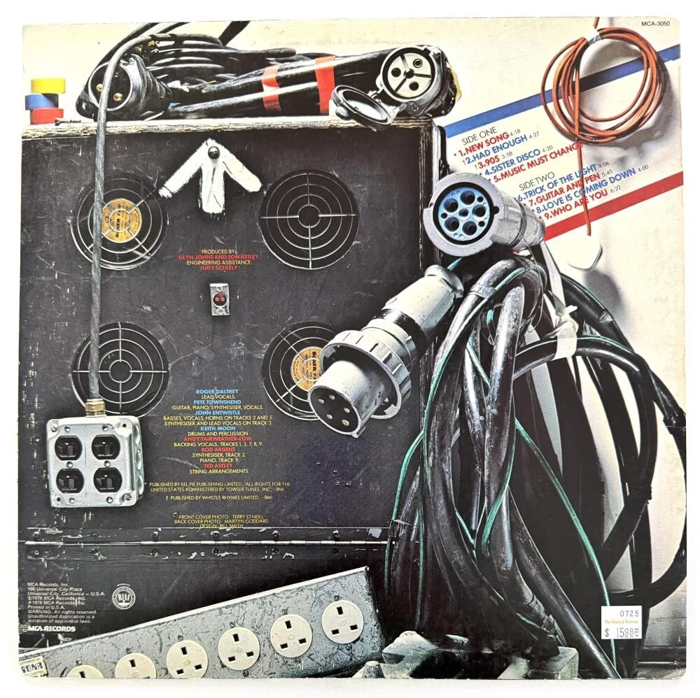 Roger Daltrey, Pete Townshend — Roger Daltrey & Pete Townshend Signed Autograph Who Are You Album Record JSA COA, изображение 2