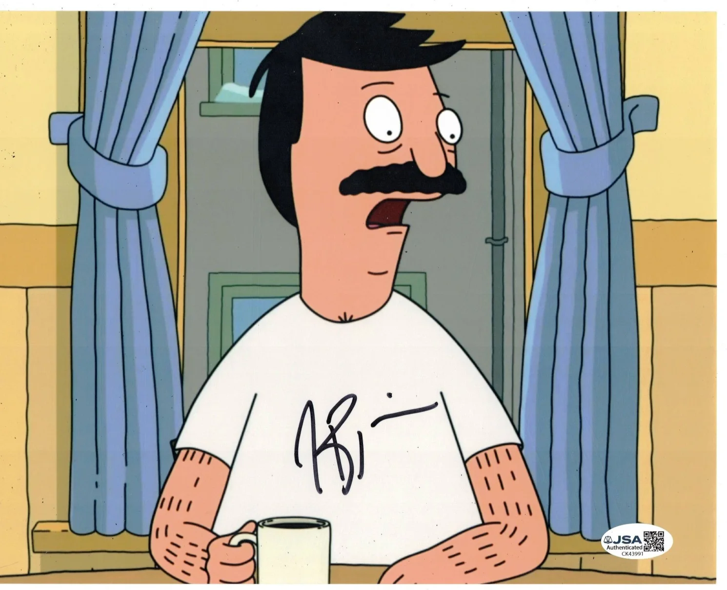 H. Jon Benjamin Authentic Signed 8x10 "Bob's Burgers" Photo Autographed, JSA COA, image 2
