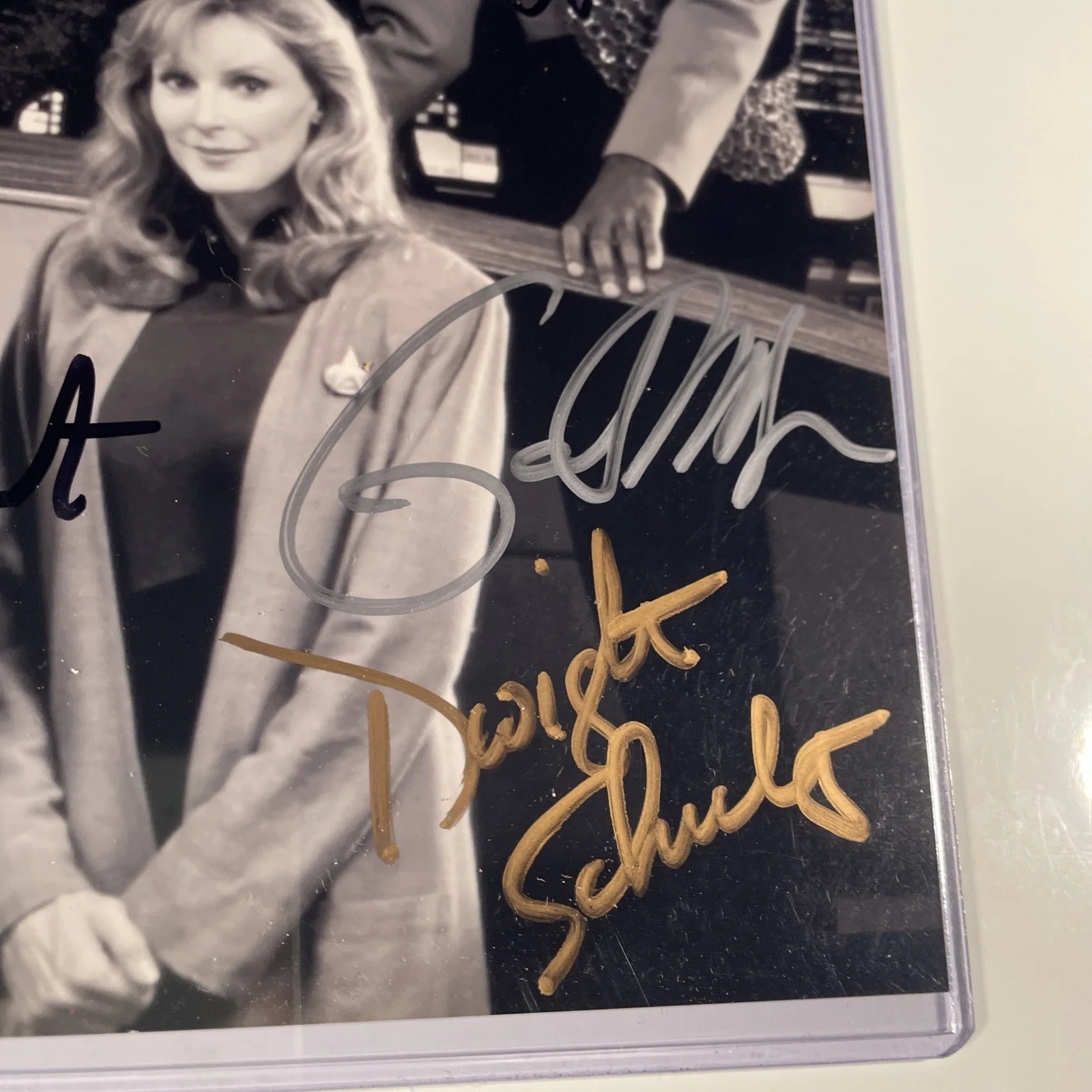 STAR TREK TNG CAST — STAR TREK TNG CAST SIGNED Autograph THE NEXT GENERATION Photo Photograph LOA P, изображение 2
