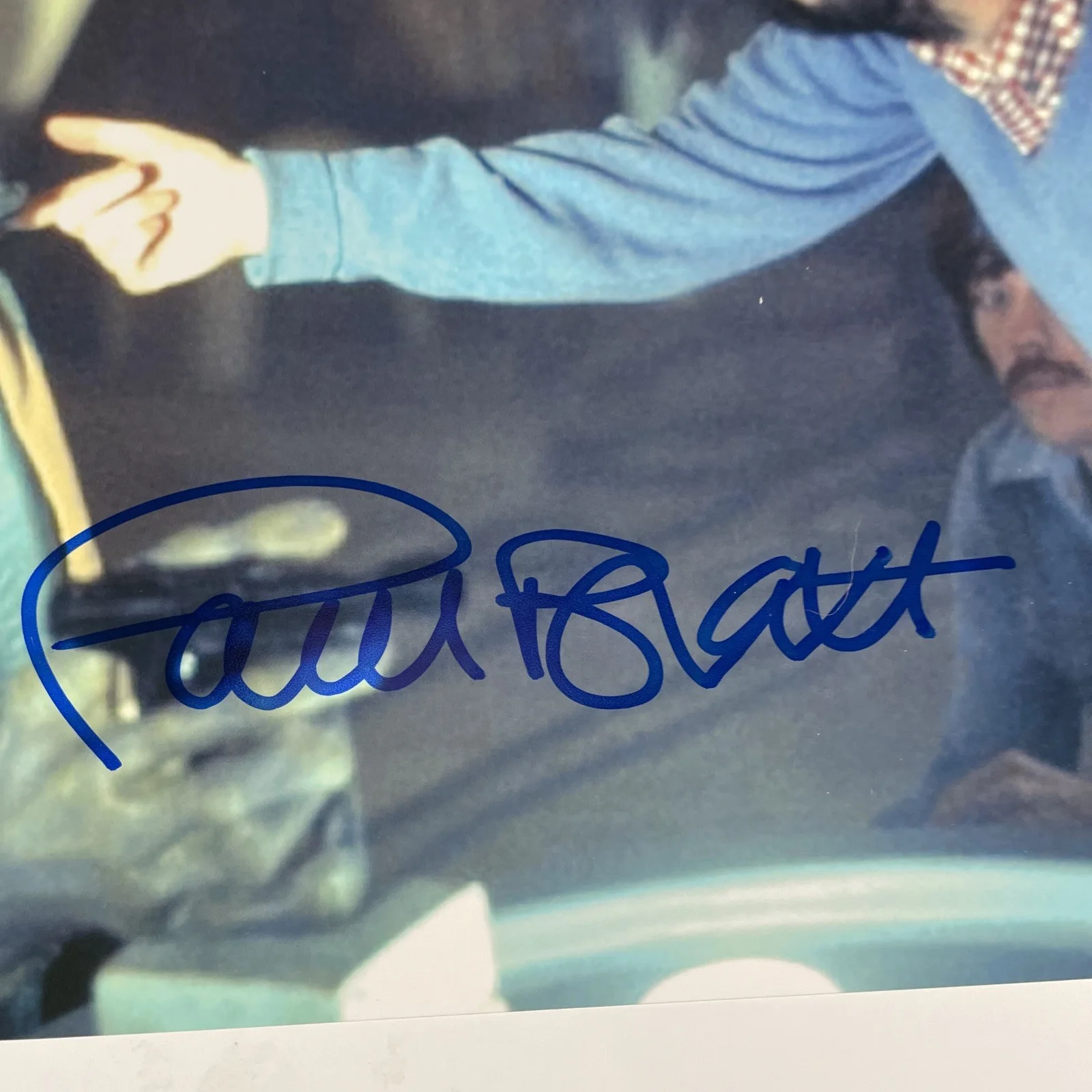 George Lucas, Paul Blake — Star Wars Autographs George Lucas Paul Blake Vintage Photograph Movie Signed P, изображение 2