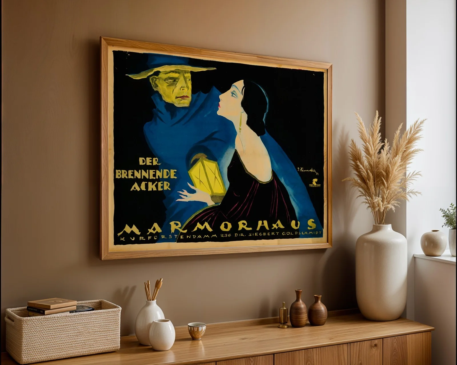 Der Brennende Acker - 1922 German Expressionist Silent Drama 50" x 35", image 3