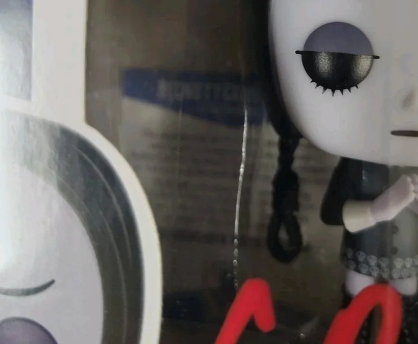 Christina Ricci autographed The Addams Family Funko Pop 803 Beckett Coa Hard Cas, изображение 3