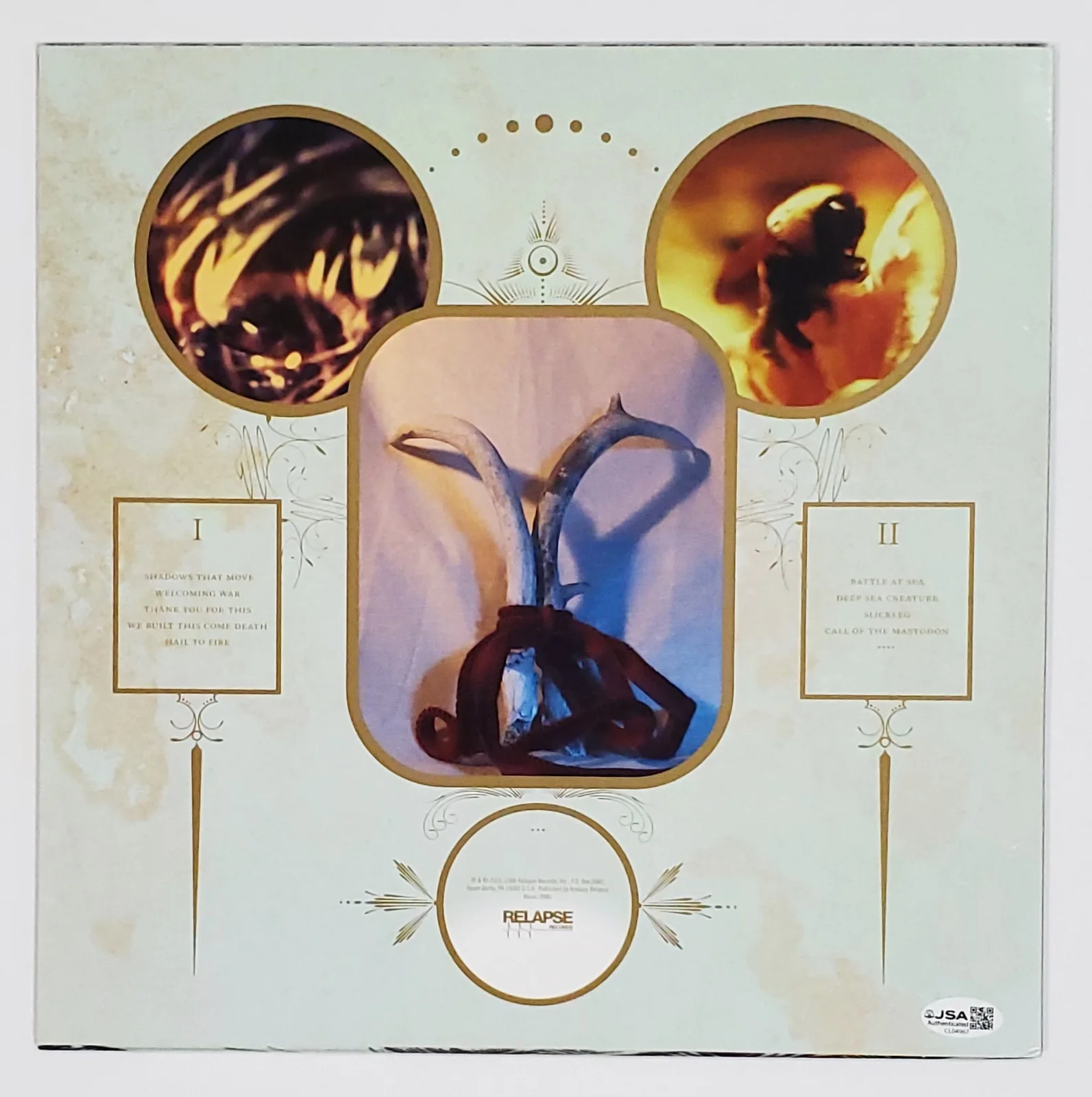 MASTODON BAND SIGNED CALL OF MASTODON VINYL LP RECORD ALBUM W/ JSA CERT, изображение 2