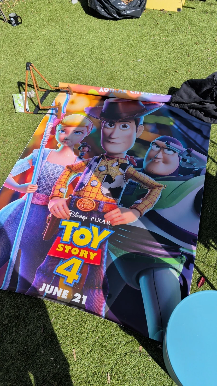 Toy Story 4 Rare Advance DS Bus Stop Shelter Poster - Tom Big Forrest Gump Hanks, изображение 5