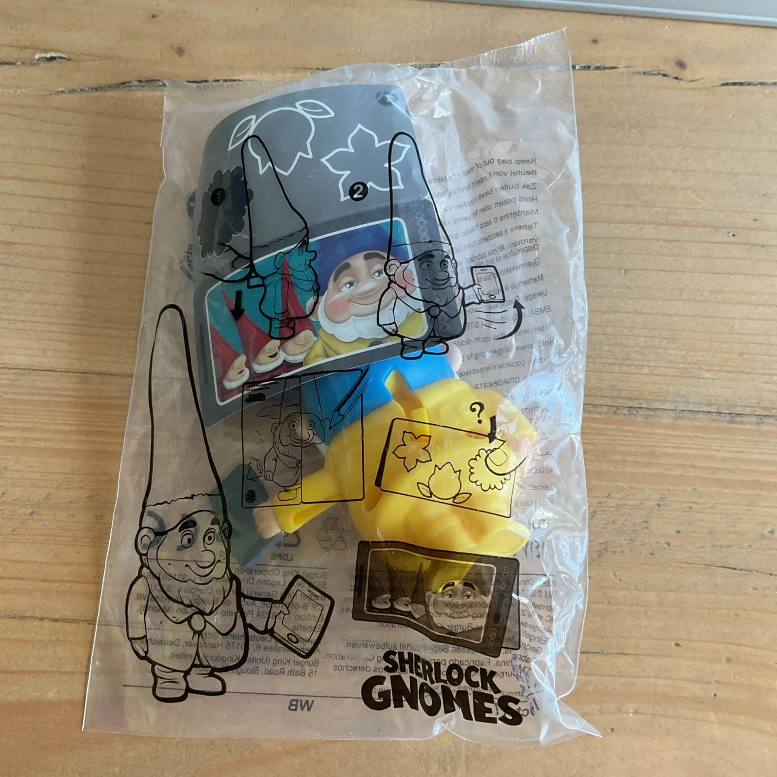 2017 BURGER KING BK GNOMEO & JULIET SHERLOCK GNOMES MOVIE BENNY TOY FIGURE RARE, изображение 4