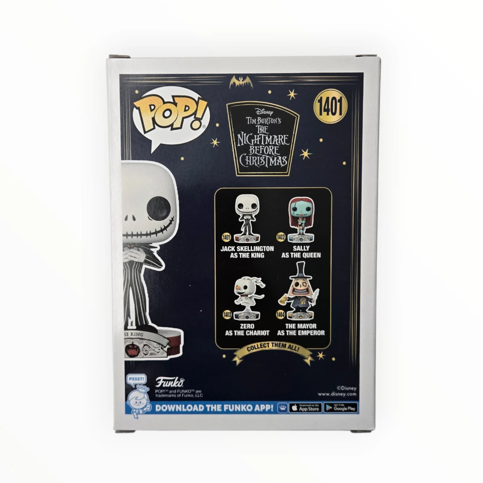 Chris Sarandon — Jack Skellington Signed Funko Pop Christmas Chris Sarandon Disney 1401 JSA COA 3, image 4