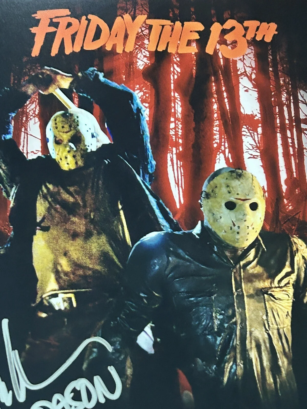 Ari Lehman Signed Friday The 13th “OG Jason” 8x10 Photo Jason Vorhees Horror, image 3