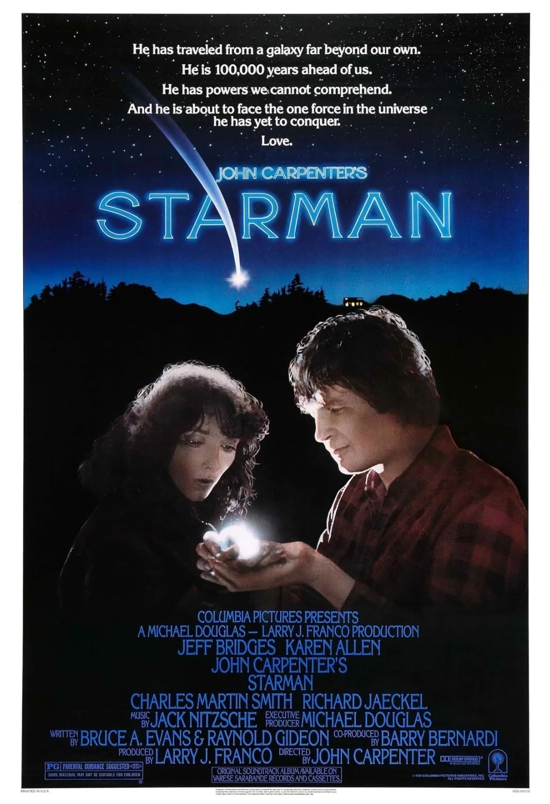 John Carpenter's Starman (1984) Very Rare Unmounted Genuine 35mm Film Cells, изображение 2