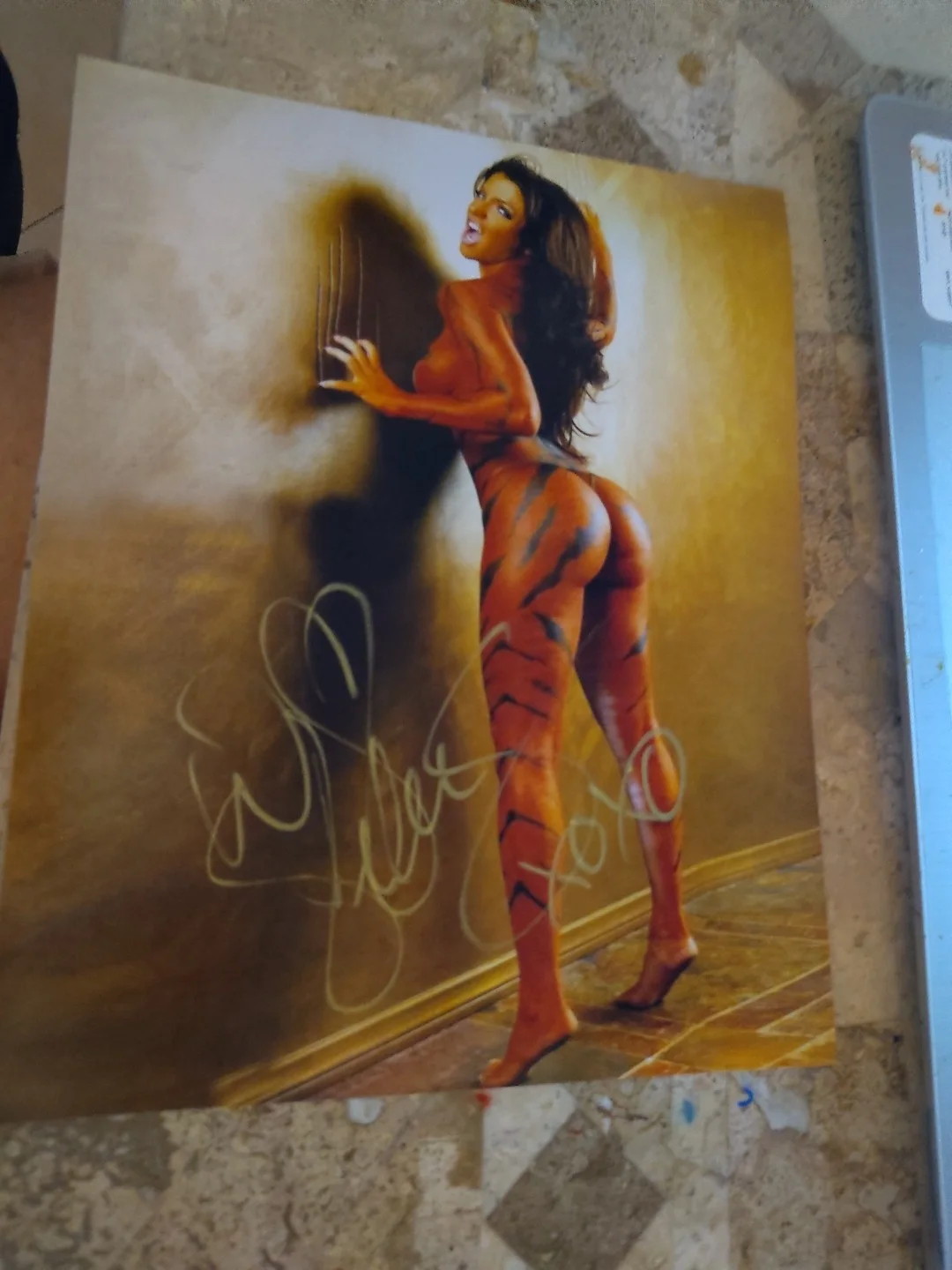 Vida Guerra Signed Sexy Wow Photo Big Butt Amazing Body Photo Autograph, изображение 4