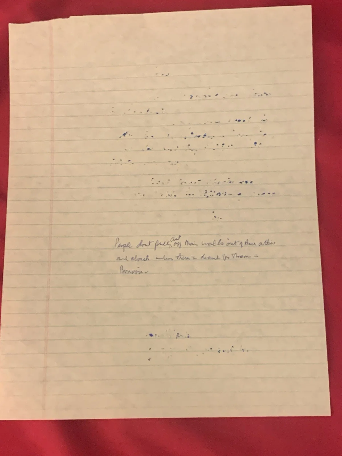 Vincent Price — Vincent Price Estate Handwritten Remark On Art! 18c
