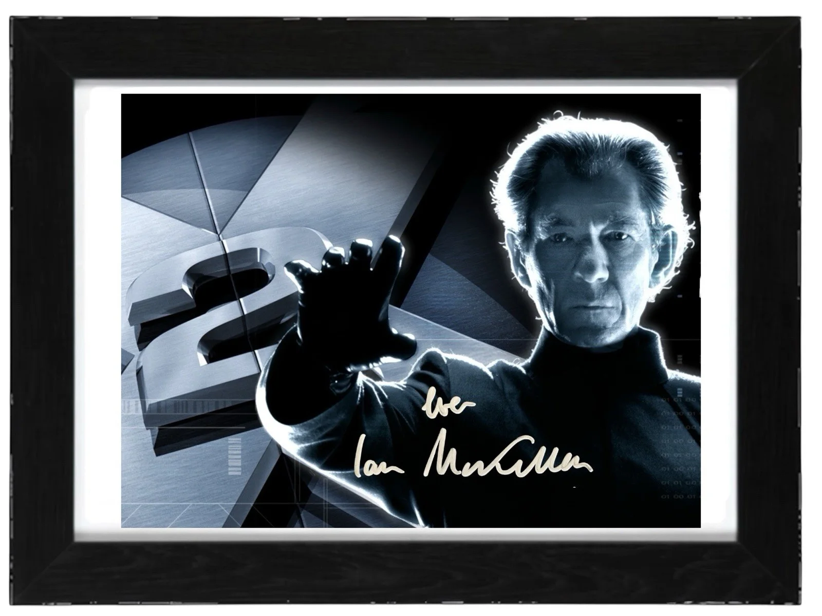 Ian McKellen Signed Autograph PHOTO Pre Print 6x4/A4/ Framed, image 2