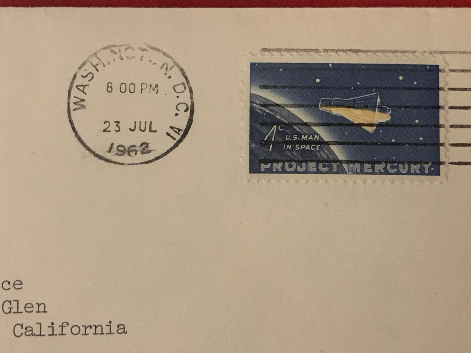 Janet Felton — Vincent Price Estate Letter To Vincent Price From Kennedy White House 18a, изображение 3