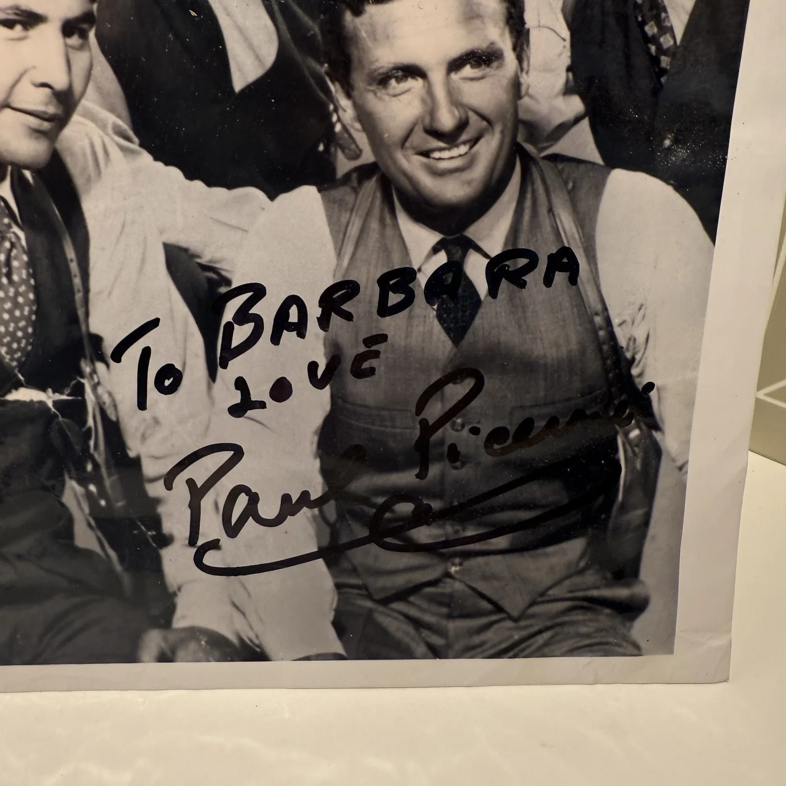Paul Picerni — Paul Picerni Autograph The Untouchables TV Movie Actor 8x10 Photo Signed B+W, изображение 3