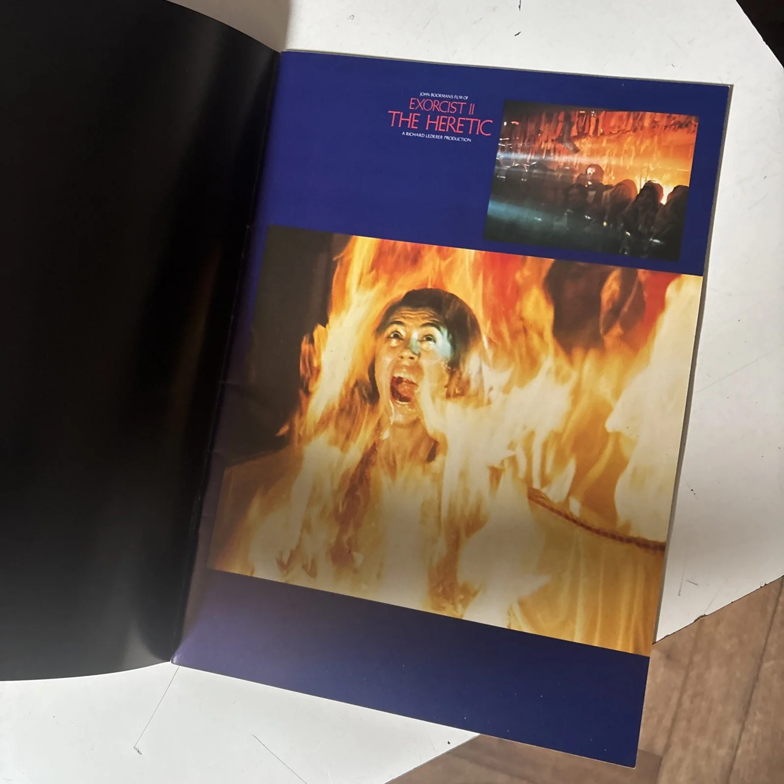 Exorcist II: The Heretic (1977) Vintage Japanese Movie Program — Linda Blair VGC, изображение 3