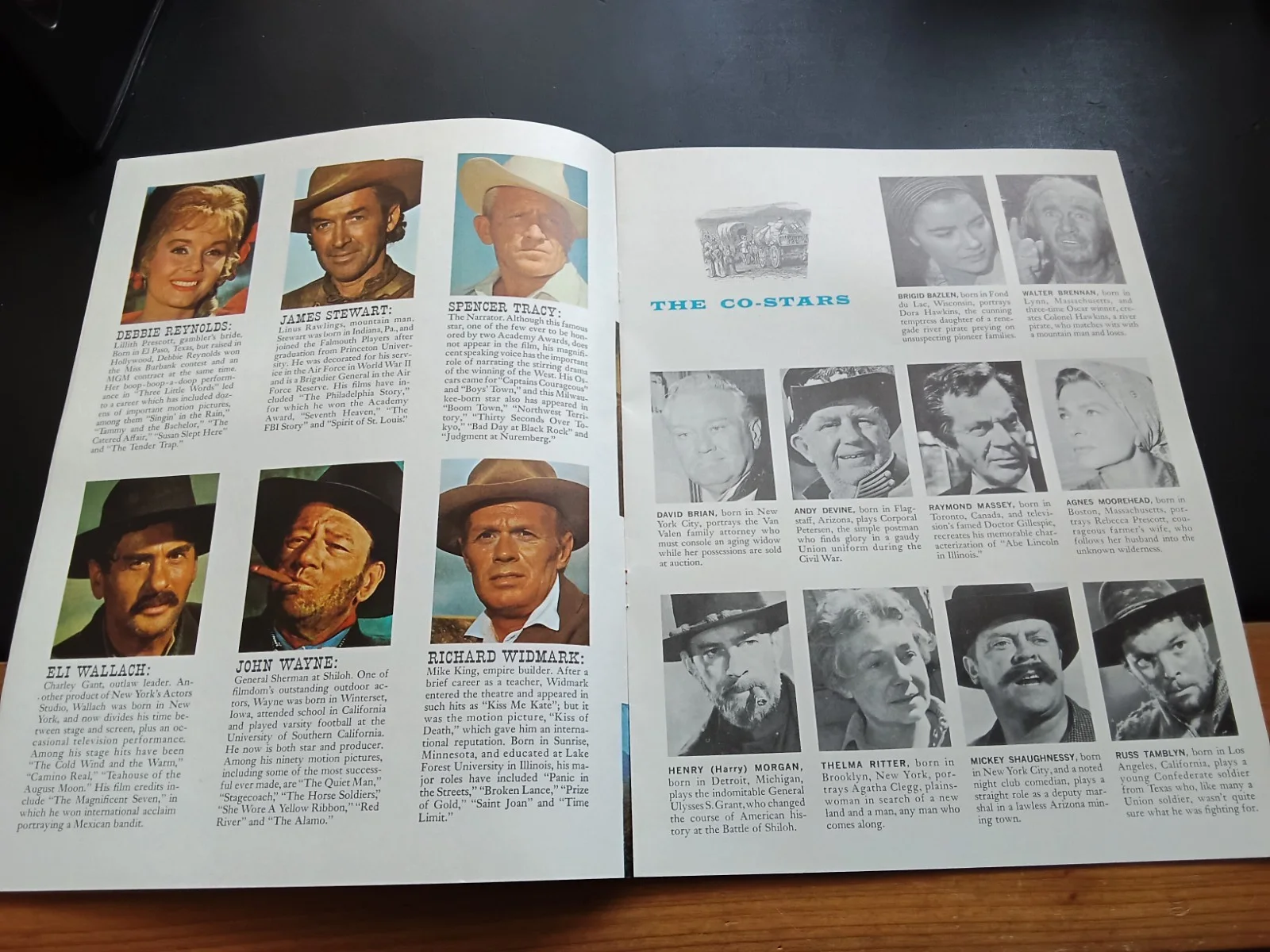 1960s How The West Was Won Programme Cinerama John Wayne Henry Fonda Vintage, изображение 3