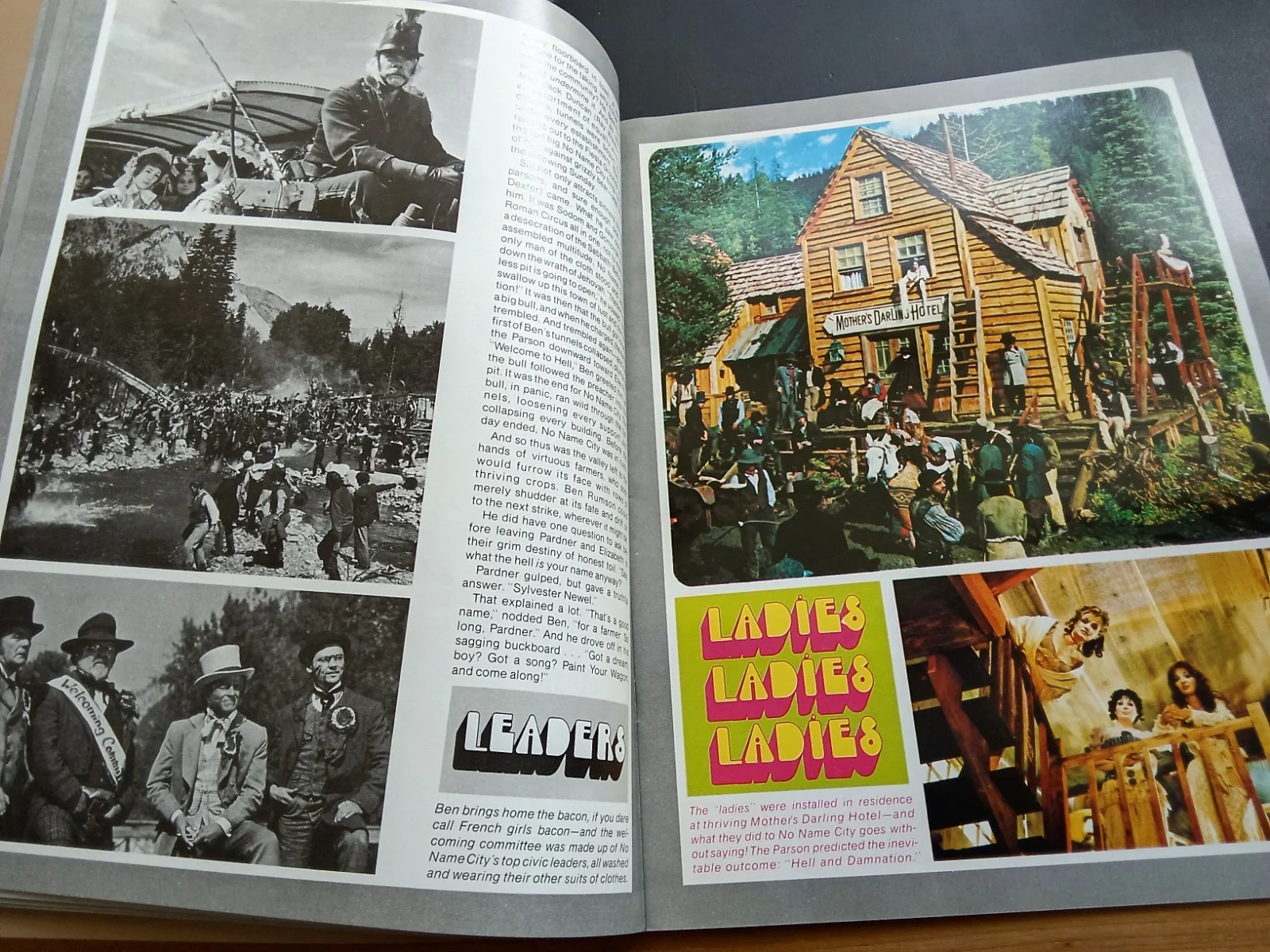 1960s Paint Your Wagon Programme Peter Max Lee Marvin Clint Eastwood Vintage, изображение 2