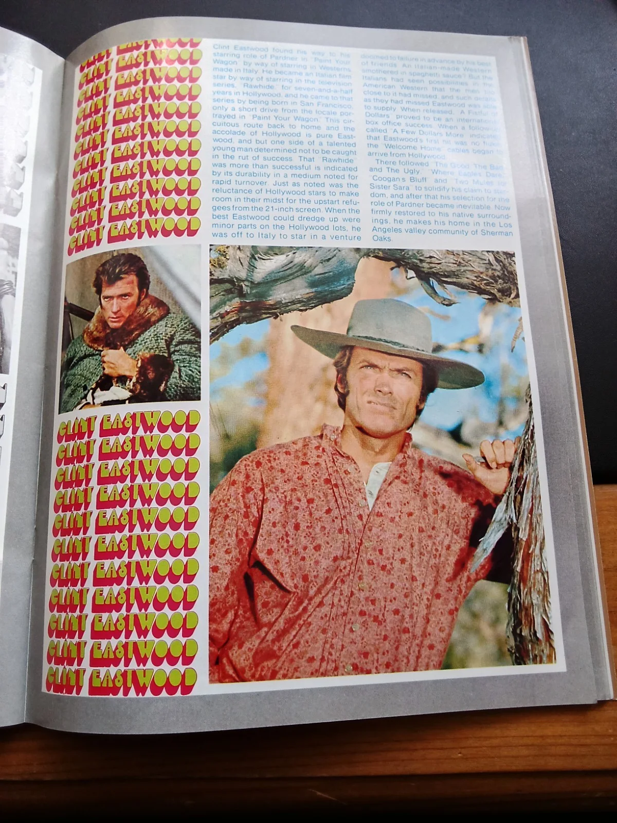 1960s Paint Your Wagon Programme Peter Max Lee Marvin Clint Eastwood Vintage, изображение 3