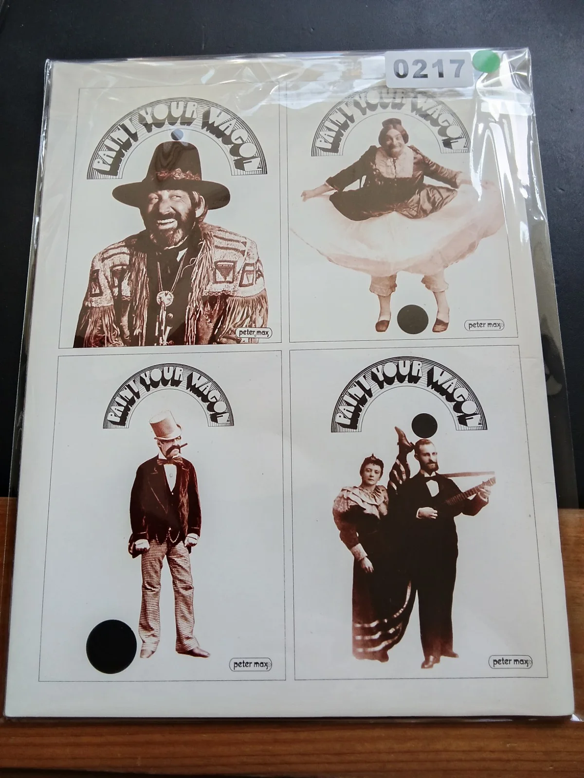 1960s Paint Your Wagon Programme Peter Max Lee Marvin Clint Eastwood Vintage, изображение 4