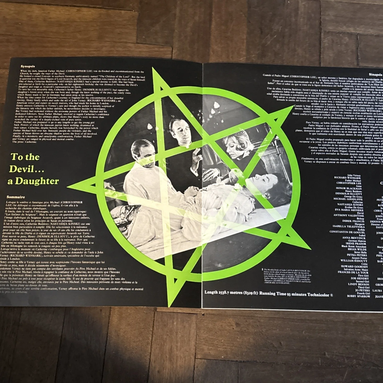 RARE FILM PRESS-BOOK PROGRAMME BROCHURE - TO THE DEVIL… A DAUGHTER - HORROR, image 5
