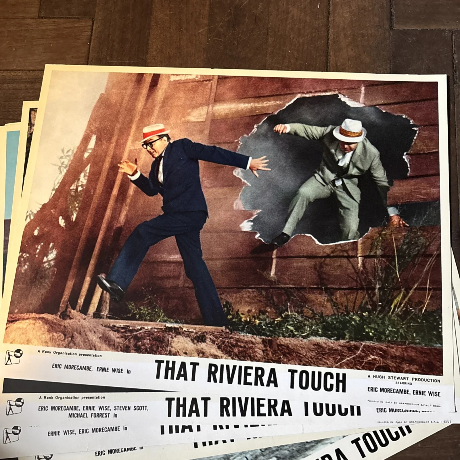 THAT RIVIERA TOUCH- MORECAMBE & WISE - LOBBY CARDS X8- VINTAGE, изображение 4