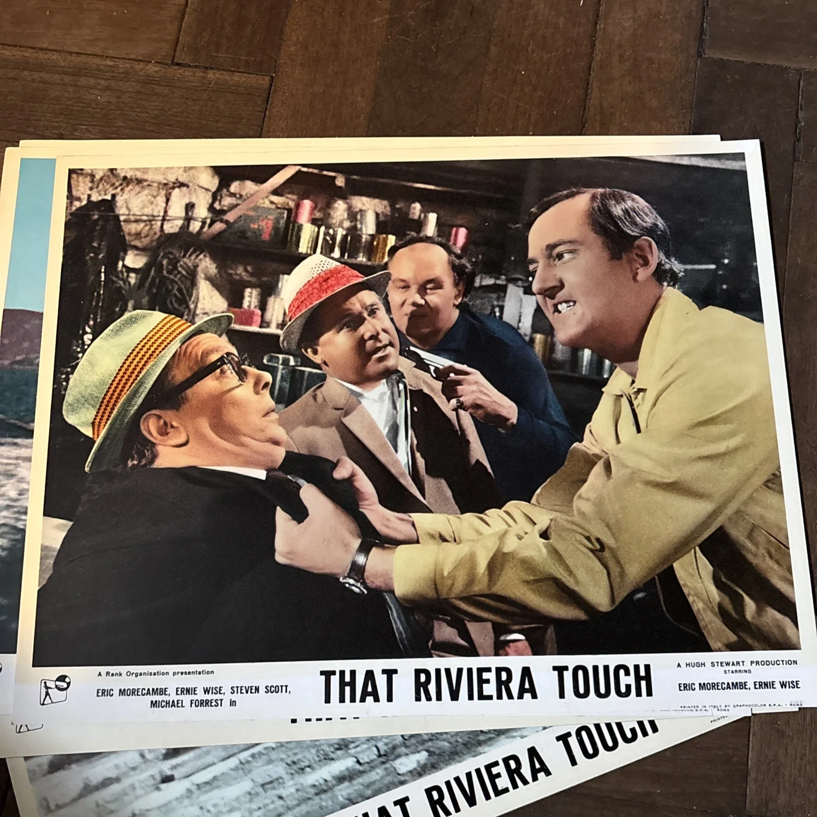 THAT RIVIERA TOUCH- MORECAMBE & WISE - LOBBY CARDS X8- VINTAGE, изображение 5