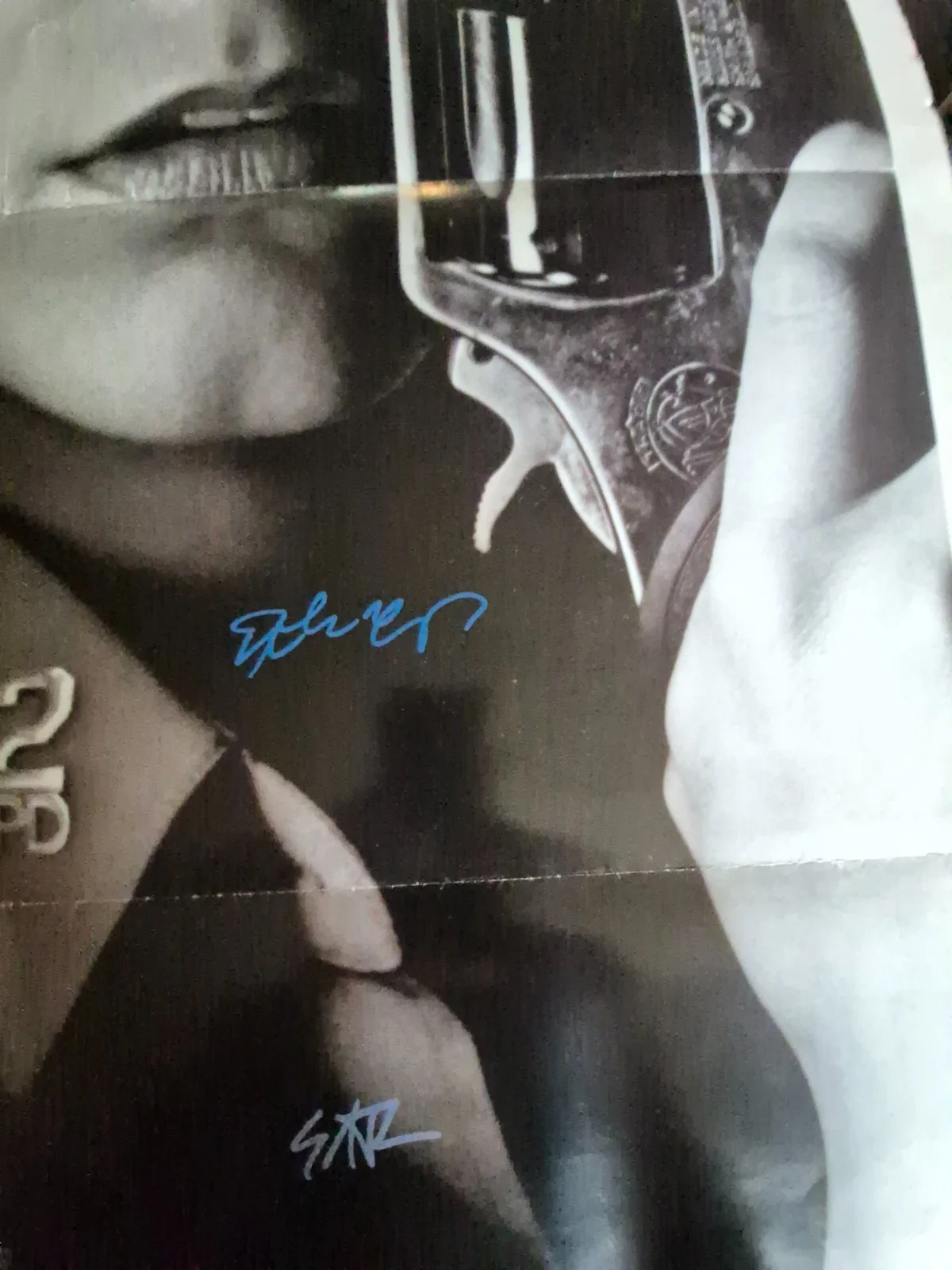 see below — BLUE STEEL -CAST SIGNED MOVIE POSTER-w/COA- ekim, image 3
