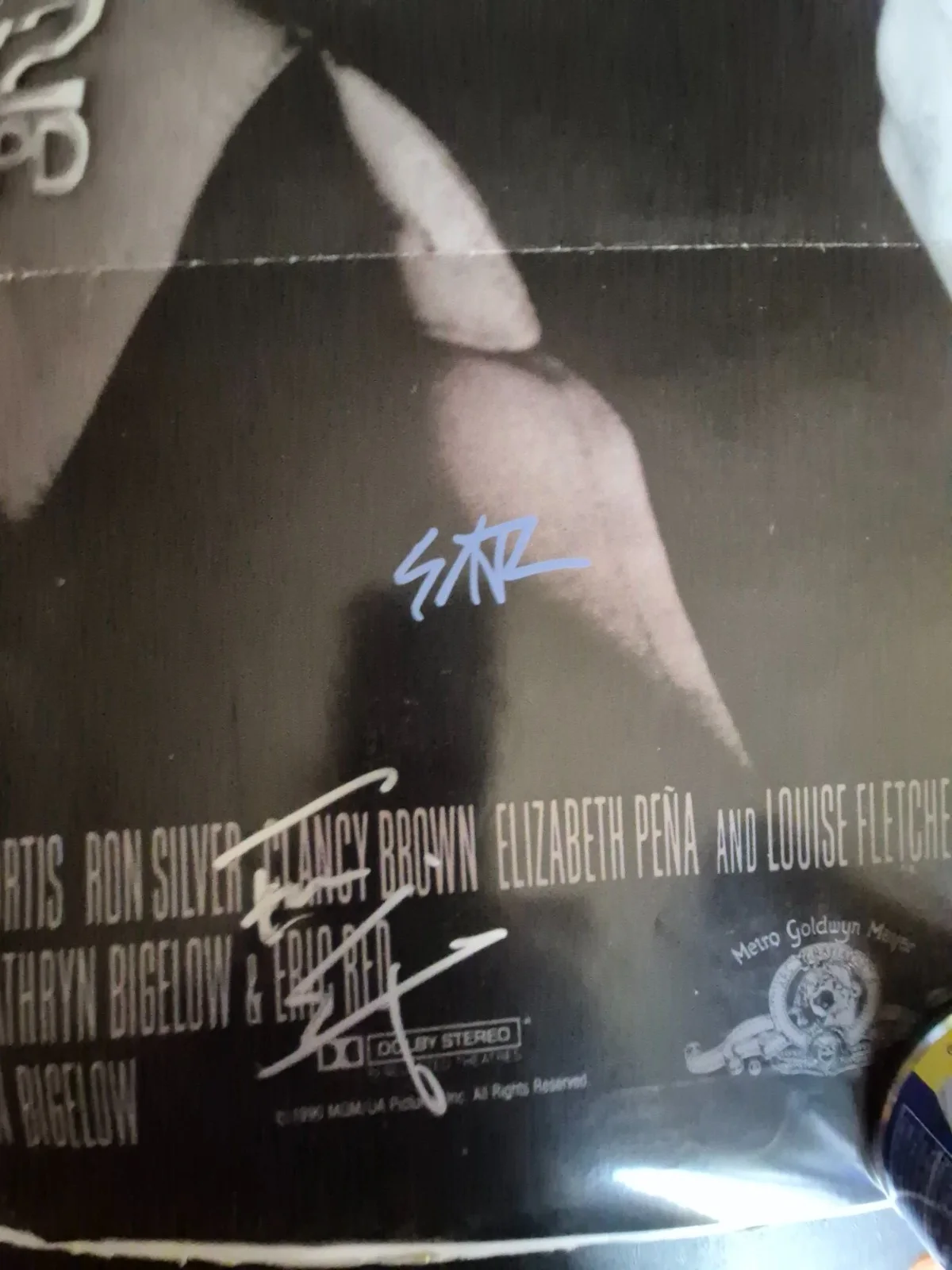 see below — BLUE STEEL -CAST SIGNED MOVIE POSTER-w/COA- ekim, image 4