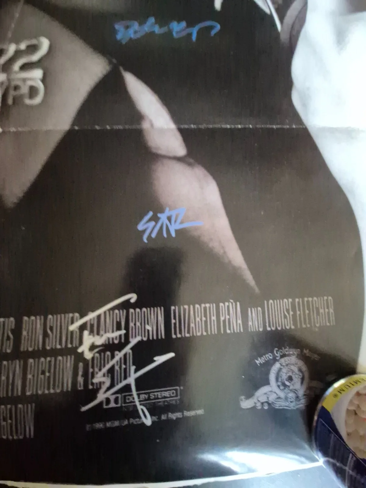 see below — BLUE STEEL -CAST SIGNED MOVIE POSTER-w/COA- ekim, image 5